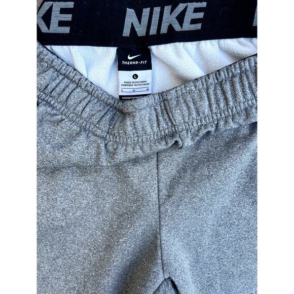 Ladies Nike therma-fit gray jogger sweatpants size L - Picture 3 of 4